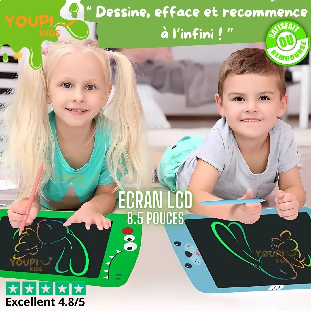 Kidi Tablette LCD " Dessine à l'infini ! " ✨🎨