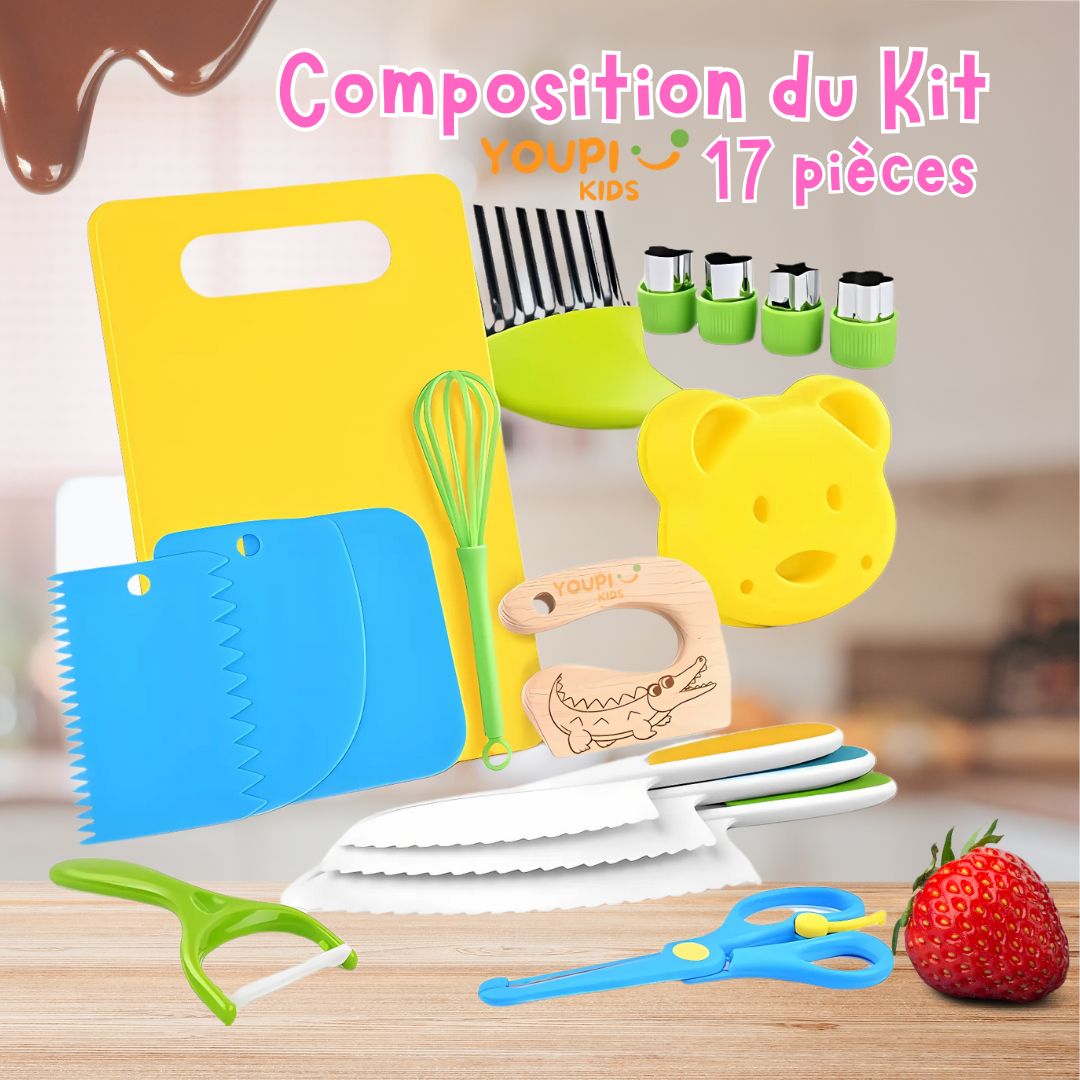 🧑‍🍳 Kit de Cuisine "Mon Petit Chef" 🔪🍎