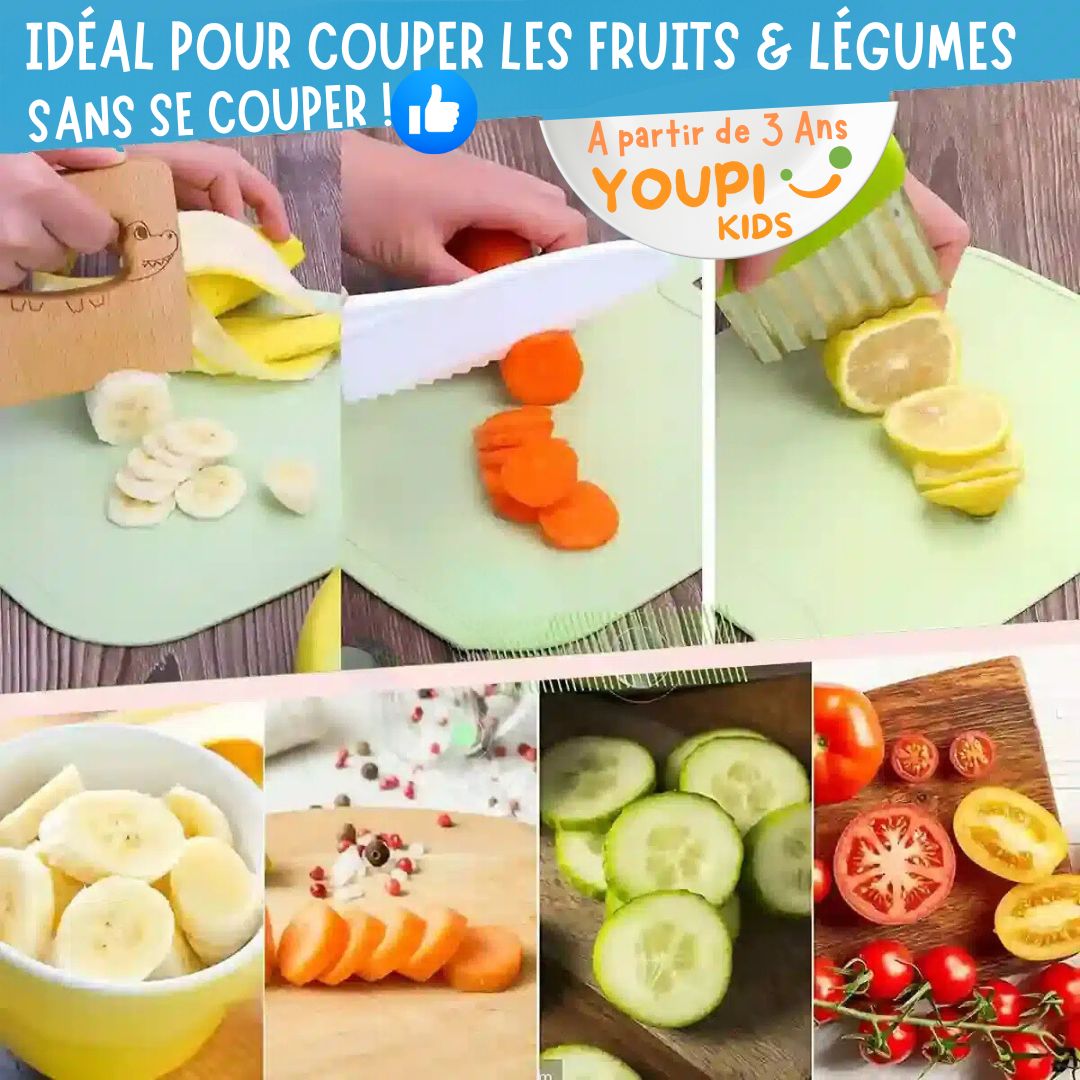 🧑‍🍳 Kit de Cuisine "Mon Petit Chef" 🔪🍎
