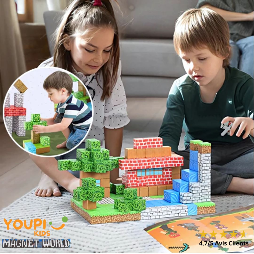 Magnet'World ⛏🧱 "Construis ton Univers Bloc par Bloc !"