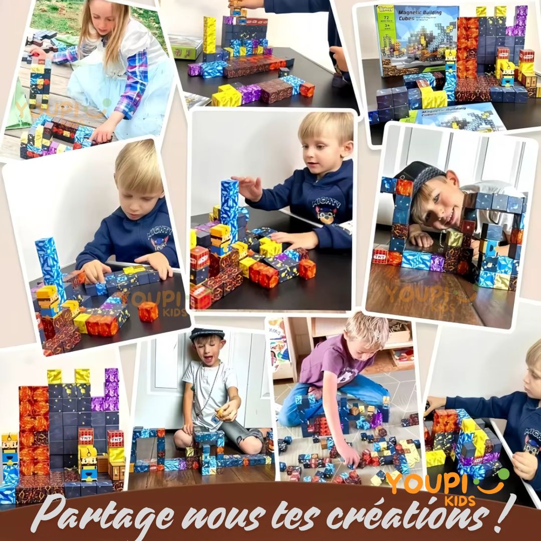 Magnet'World ⛏🧱 "Construis ton Univers Bloc par Bloc !"