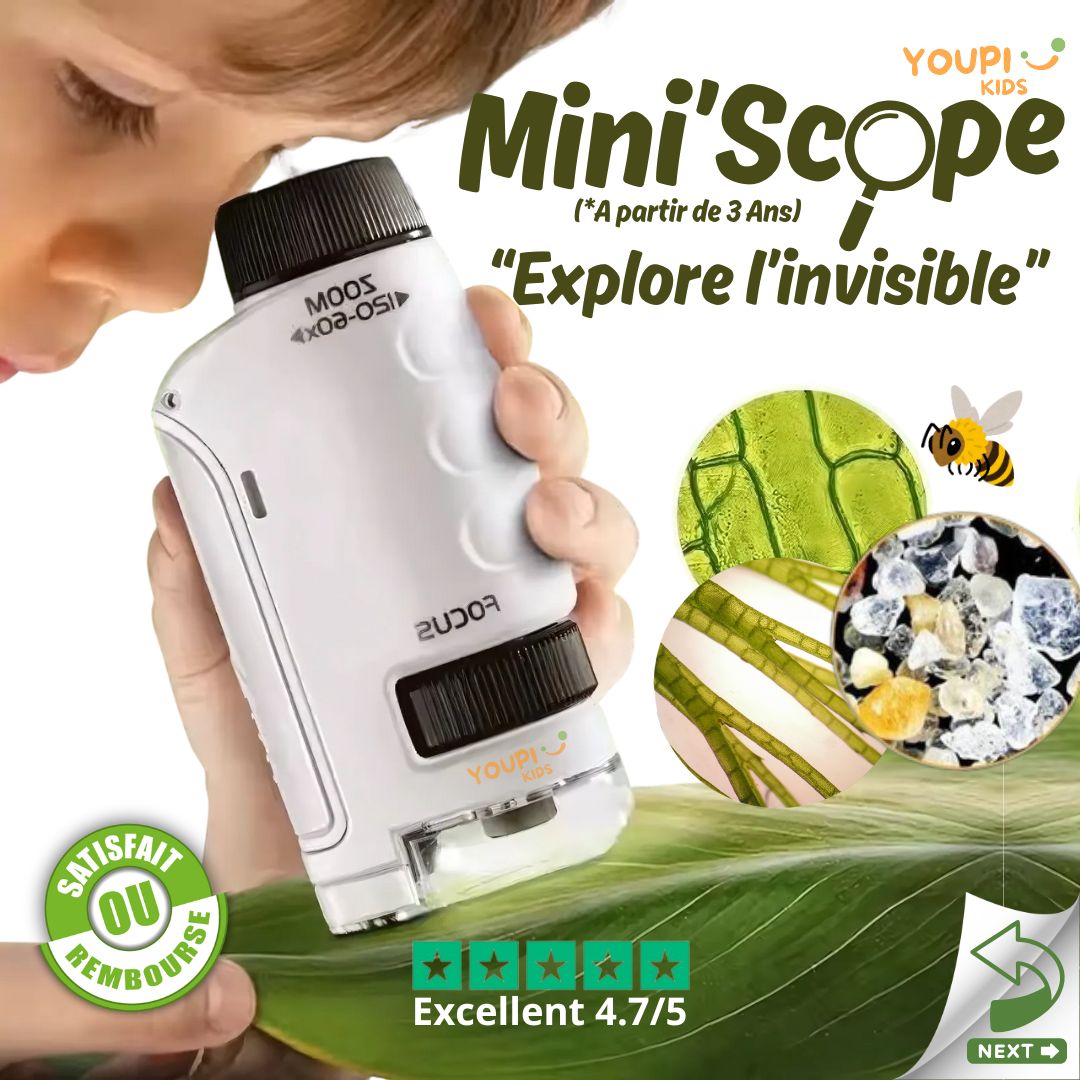 Mini'Scope 🔬 Microscope pour petits explorateurs ! 🕵️‍♀️