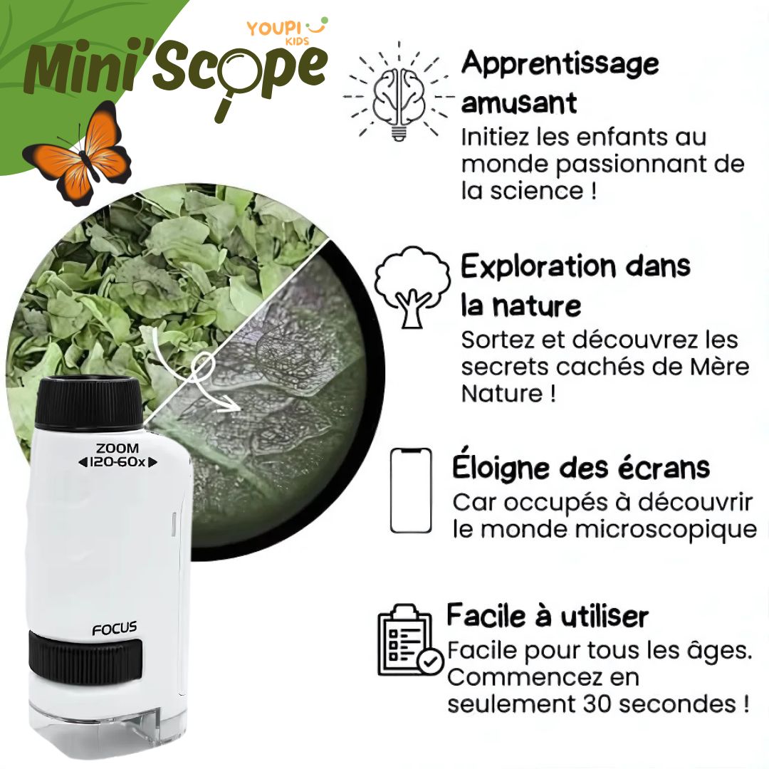 Mini'Scope 🔬 Microscope pour petits explorateurs ! 🕵️‍♀️